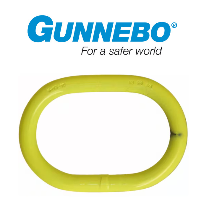 Gunnebo M-108-10 5/8″ Oblong Rigging Master Link (Yellow)
