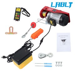 LABLT Electric Hoist, 1320 lbs with 328 ft Wireless & 14 ft Wired Remote Control
