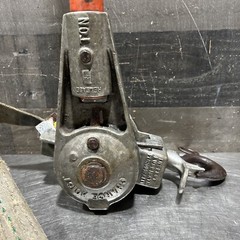 Chance Hoist 1 Ton Hot Stick Ratcheting Strap Hoist. Item ID #59 Used Surplus