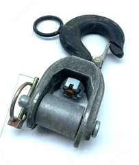 Lineman Little Mule Hook and Latch Bottom Block Assembly with Hot Stick Ring