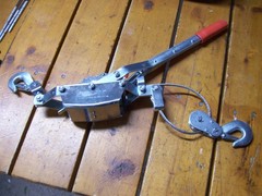American Power Pull Power Cable Puller 2 Ton 2:1 /1 Ton 4:1 Patent 4008881 OHIO
