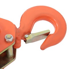 10ft 6600lb Capacity G80 Chain Manual Lever Steel Chain Hoist Wrench Block Hoist