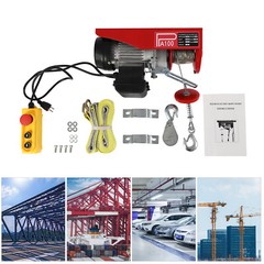 Pa100 Electric Hoist 480W 110/220 Lb Compact Winch With Wired Remote