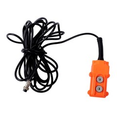 2-in-1 Portable Electric Hoist Power Winch 1100 lbs Wired Remote Control 1500W