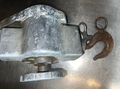 Chance Hoist 1 Ton Hot Stick Ratcheting Strap Hoist. Our #8