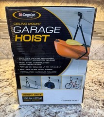 CargoLoc 32522 100 lbs. (45 kg) Heavy Duty Ceiling Mount Garage Hoist (GSHF2)