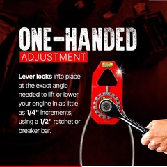 Oberg Tilt Lift – Engine Hoist Sling | No Chain Hoist Hassle | 1 Ton Capacity…