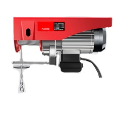 PA300 Flat Winch Hoist 220V/650W Electric Remote Control Hoist Crane With Wire
