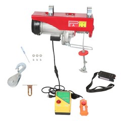 1600W 110V 2200lbs Electric Hoist 328ft Wireless & 14ft Wired Remote Control