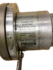 AB Chance Electric Capstan Hoist C308-1170 1000 lb Capacity 115V AC