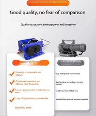 400/800kg 30m Winch Wireless Remote Control Dual-Purpose Electric Hoist Lifter