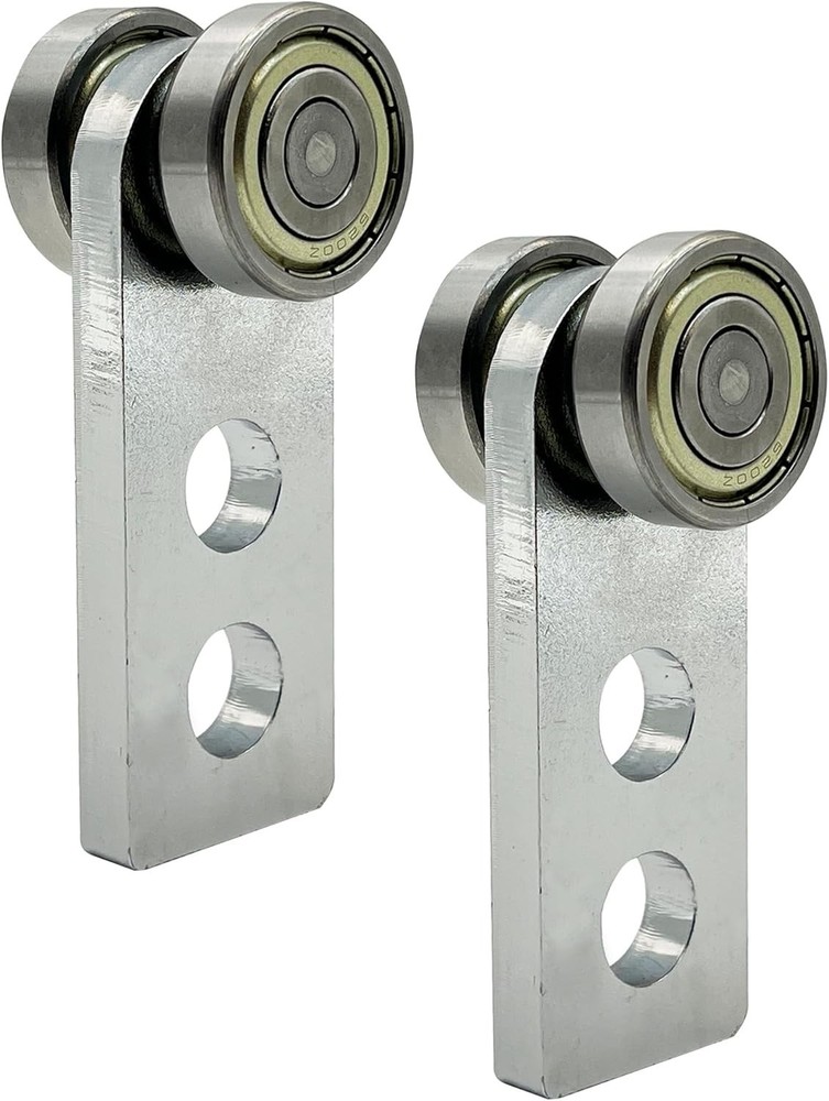 2 Wheel Trolley Assembly Rollers for Strut Channel Heavy Duty Steel Garage