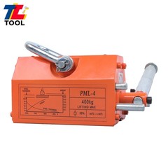 880lb/400kg Capacity Permanent Magnetic Lifter 2.5 Safety Factor Lifting Magnet