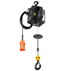3-in-1 Portable Electric Hoist Winch 1100lbs Wired/Wireless Remote Control