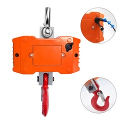 Digital LCD Display Industrial Crane Scale 1000kg 2000lb Heavy Duty Hook Hanging