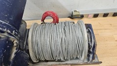 MY-TE 100AB Single Line Drum Winch Hoist 2000 Lb Lift, 120V USED