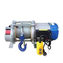 New Aluminum Shell Hoist Multifunctional Crane Home Fast Small Crane Winch