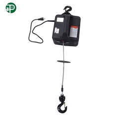2 in 1 Portable Electric Hoist Winch, Wireless Remote Control 1100lbs 1500W