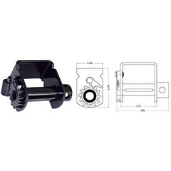 Web Winch-Bottom Mount-Std. Slider-C Track 28100014 DOLECO Power Pullers –
