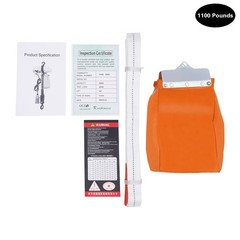 Electric Chain Hoist 1100lbs 10ft Remote Emergency Stop 1300W 110V 13ft