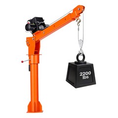 Uimoso Electric Pickup Truck Crane 2200 lbs with Foldable Steel Design and Winch