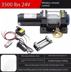 Electric Winch 12v Off Road Trailer Car Electric Hoist Household Small Hoist