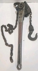 Coffing Hoist 3/4 Ton Ratchet Chain Hoist MA-15 Vintage Heavy Duty