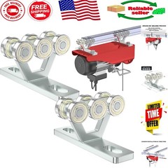 6 Wheel Heavy-Duty Hoist Trolley for Electric Hoist – Silent & Strong