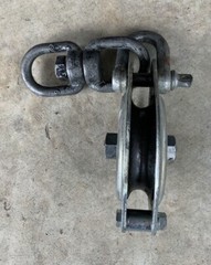 Vintage Japanese Hoist Pulley