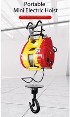 Mini Electric Hoist 220V Suspended Lifter Home Use Lifting Crane Winch