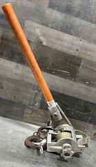 Chance Hoist 1 Ton Hot Stick Ratcheting Strap Hoist. Item ID #56 Used Surplus