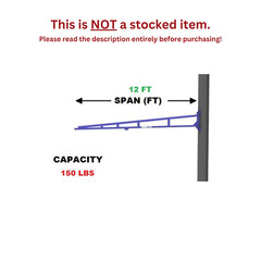 GORBEL TOOL SOLUTIONS JIB CRANE, WALL MOUNTED – 150 LB CAPACITY