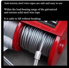 Micro Electric Hoist, Household Small Hoist, 220V Small Lifting Machine