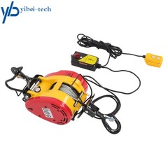 Electric Hoist Winch 2-in-1, 1100 lbs Capacity with Wire&Wireless Remote Control