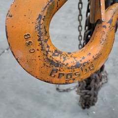 COFFING DUFF-NORTON 8 TON HAND HOIST 8′ LIFT 7′ PULL H2425 W/ CROSBY HOOKS