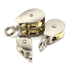 Single & Double Wheel Metal Lifting Single Pulley Sheave Line/Rope/Cable/Cord