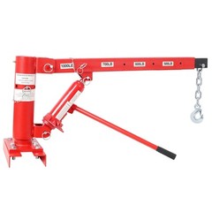 Hydraulic 1000LBS Pickup Truck Crane 360° Swivel Hoist Lift 38″-58″ for Factory