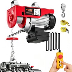 Electric Hoist 440 lbs with Remote Control – 110V Material Handling Tool for War