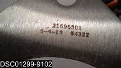 Rusty: 21696301 ShawBox Budgit Washer And Lining Assembly #4322