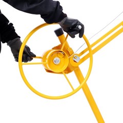 11′ Drywall Lift Panel Hoist Jack Lifter BLACK+YELLOW