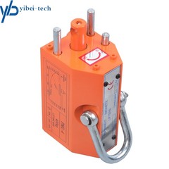 880lbs/400kg Magnetic Lifter Lifting Magnet Hoist 2.5 Safety Factor Orange