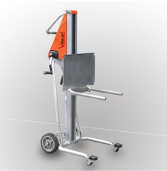 Hand Crank Stacker Mini Carrier Lightweight Portable Lifting Workstation Trucks