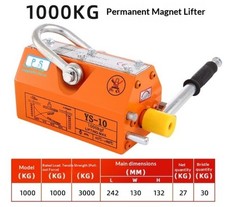 Permanent Magnet Lifter 600KG 1t 400T Powerful Magnetic Hoist 2-Ton Magnet