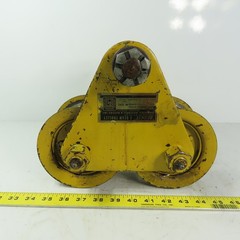Budgit No. 82 Manual Push Pull Hoist Trolley 2″ To 4-3/4″ Flange 2000lb Capacity