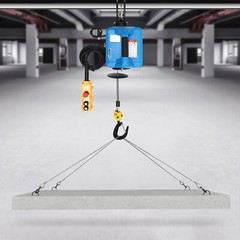 3-in-1 Portable Electric Hoist W/wireless Remote Control For Lifting Towing 110V