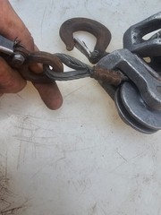 Lincoln 215R LUG-ALL 2250 lbs Ratcheting Cable Hoist USA – Works Great No Handle
