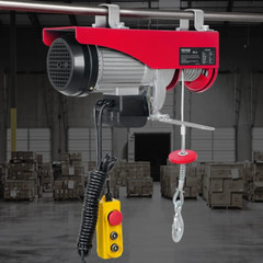 Electric Hoist with Remote Control, 440 Lbs Material Handling Tool, 110V Electr