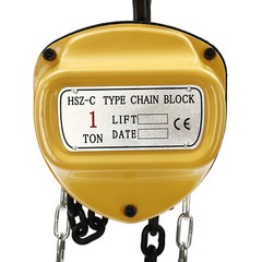 1 Ton 9.84ft Chain Puller Block Chain Lift Hoist Hand Tools Chain Lifting + Hook