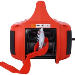 750 LBS Portable Drill Winch Hoist with 40 Feet Steel Wire for Lifting Dragging