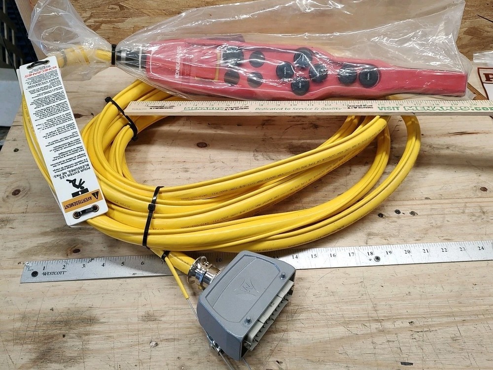 NEW Kone Cranes Control Pendant,POQ1022R 55314717 8 Button, 26ft 10in Length